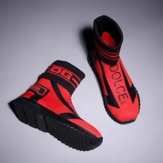 Dolce & Gabbana Speed Trainer লাল ও কালো লাইফস্টাইল স্নিকার