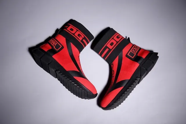 Dolce & Gabbana Speed Trainer লাল ও কালো লাইফস্টাইল স্নিকার 2