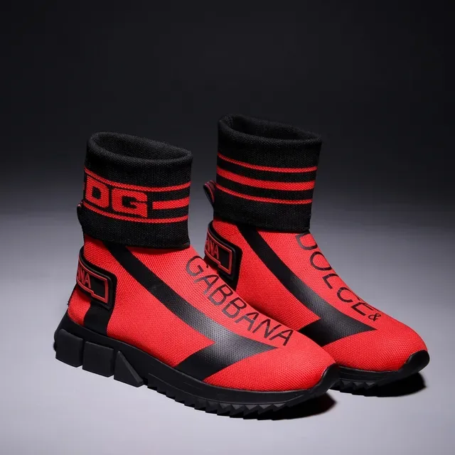 Dolce & Gabbana Speed Trainer লাল ও কালো লাইফস্টাইল স্নিকার 5