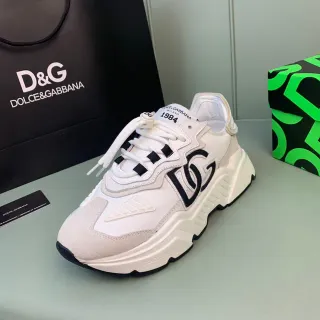 Dolce & Gabbana Track Trainer tênis chunky branco e preto