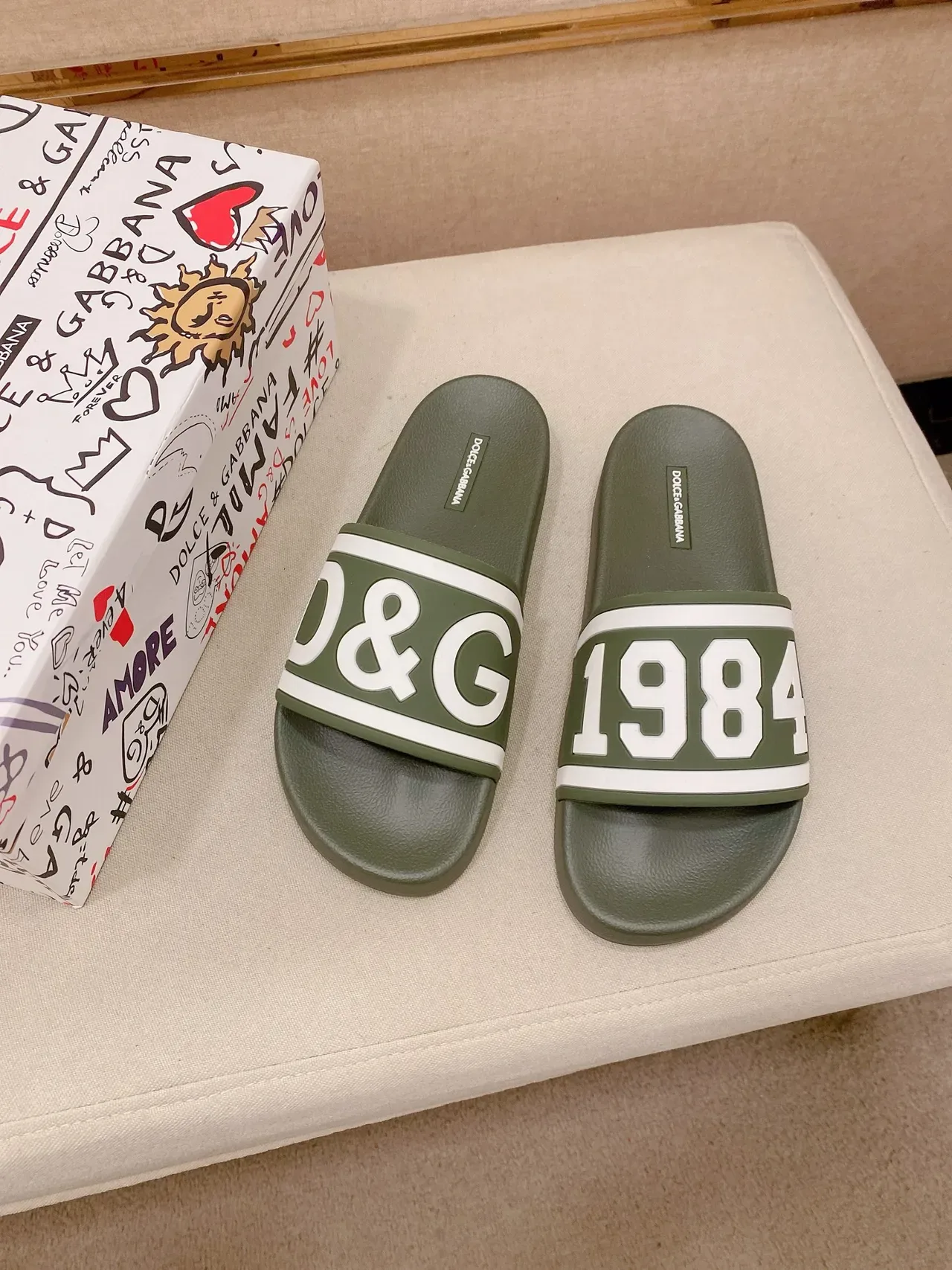 Dolce & Gabbana D&G 1984 Slide Slippers 8