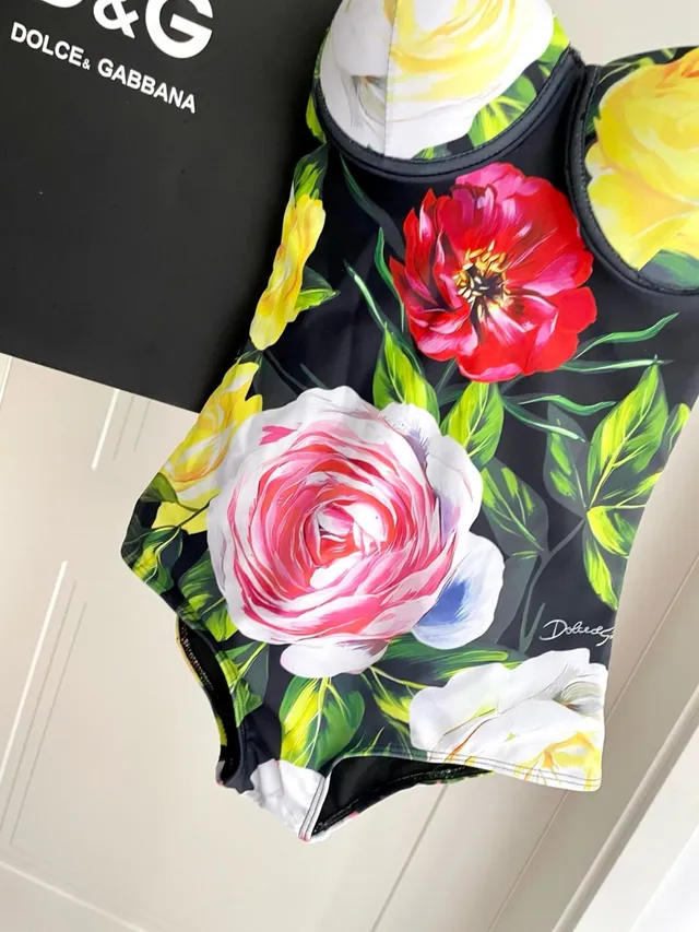 Dolce & Gabbana Maillot de bain à bustier imprimé floral une pièce 6