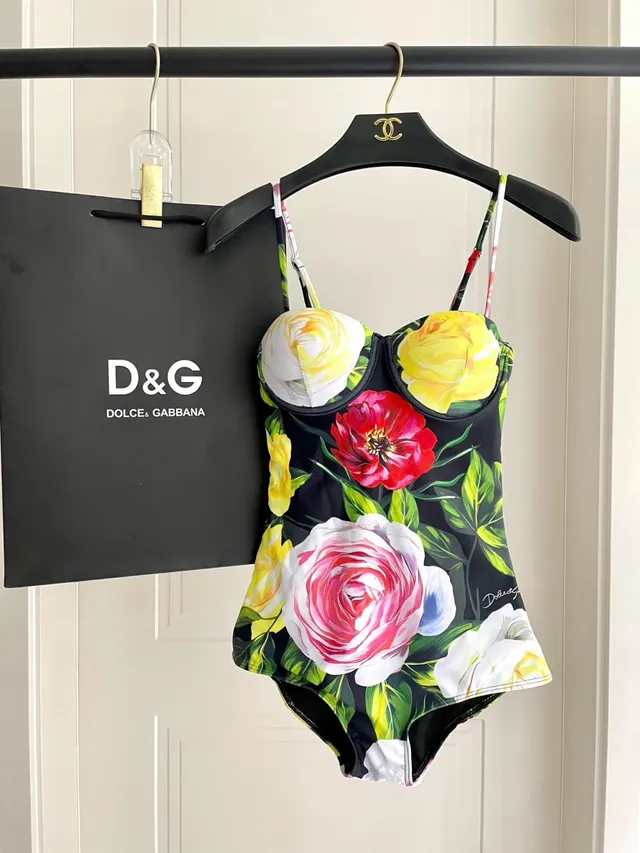 Dolce & Gabbana Maillot de bain à bustier imprimé floral une pièce 8