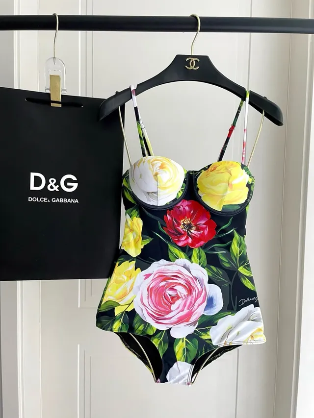 Dolce & Gabbana Maillot de bain à bustier imprimé floral une pièce 9