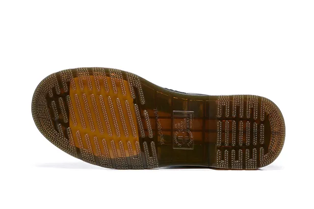 Dr. Martens 1460 Bottes Martin en Cuir Noir Lisse 7