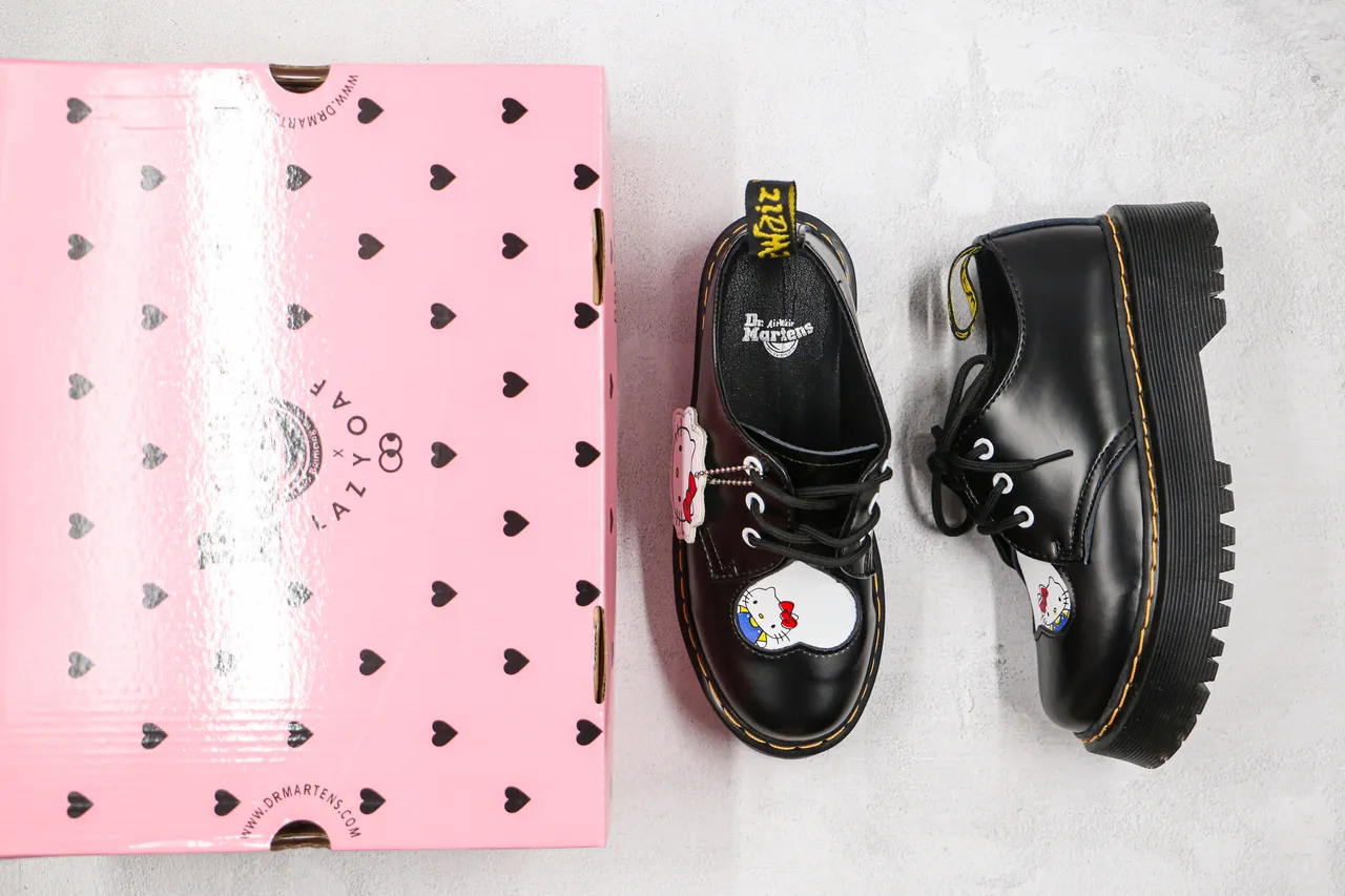 Dr. Martens 1461 Jadon Platform কালো চকচকে চামড়ার অক্সফোর্ড জুতো 8