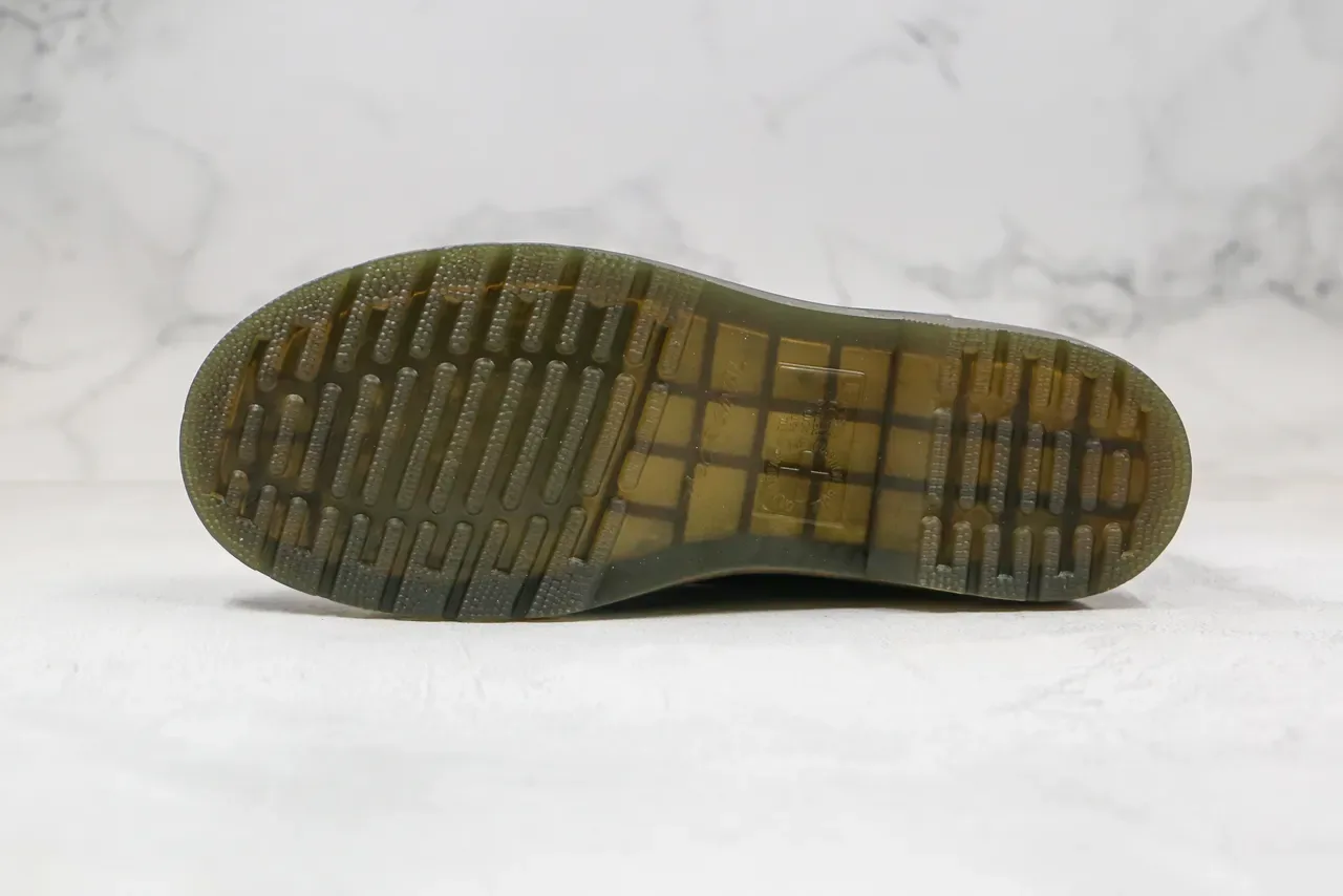 Dr. Martens মার্টিন বুট কালো/হলুদ চিকন চামড়া ওয়েল্ট স্টিচিং 6