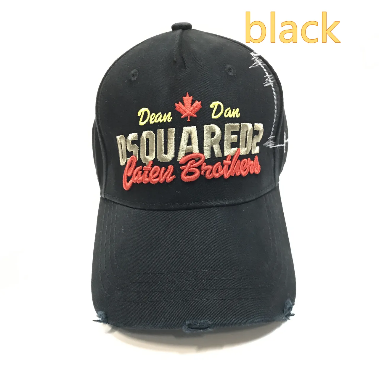 Dsquared2 Dean Dan Caten Brothers distressed navy बेसबॉल कैप 2