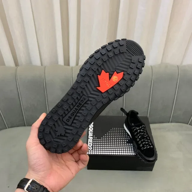 Dsquared2 ICON Black سنيكرز لايف ستايل من مواد مختلطة 2
