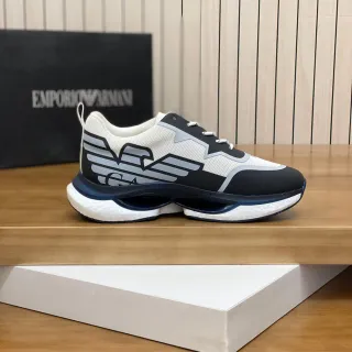 Emporio Armani Eagle Logo Zapatillas Lifestyle Blancas Negras Marinas