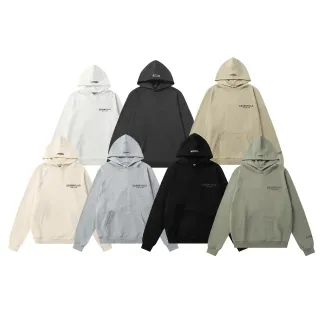 Fear of God Essentials Beige Minimalist Raglan Sleeve Hoodie
