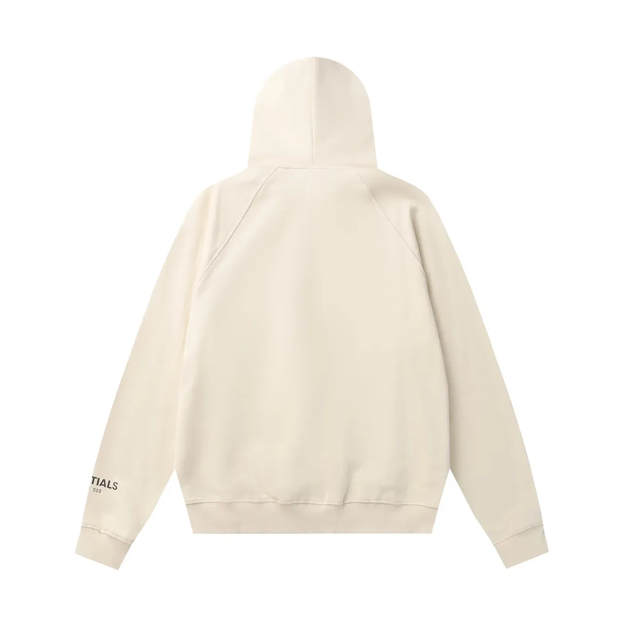 Fear of God Essentials Beige Minimalist Raglan Sleeve Hoodie 7
