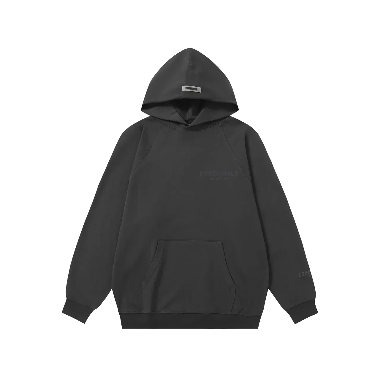 Fear of God Essentials Beige Minimalist Raglan Sleeve Hoodie 10
