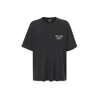 Gallery Dept Chest Pocket Logo Black T-Shirt