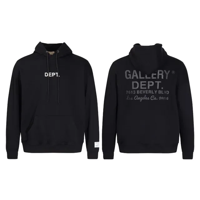 Gallery Dept DEPT. स्क्रीन प्रिंटेड रिलैक्स फिट हूडी 8