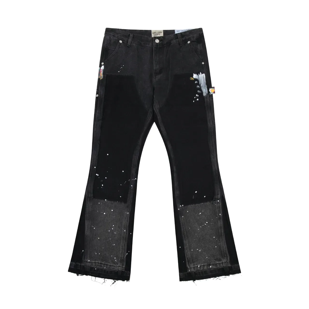 Gallery Dept Éclaboussure de peinture Patchwork Jeans évasés 6