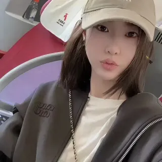 Beige Embroidered Logo Baseball Cap