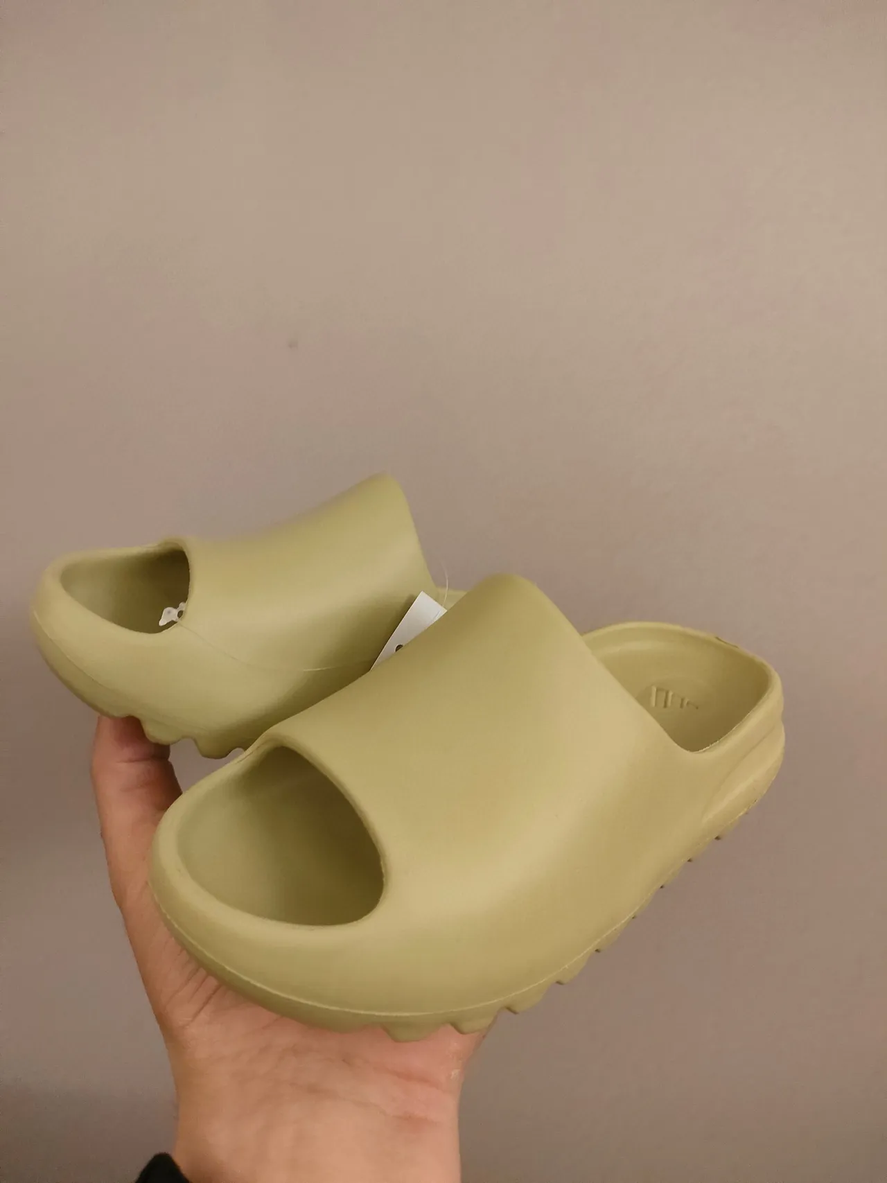 Beige Molded Foam Construction Scalloped Outsole Clog 6