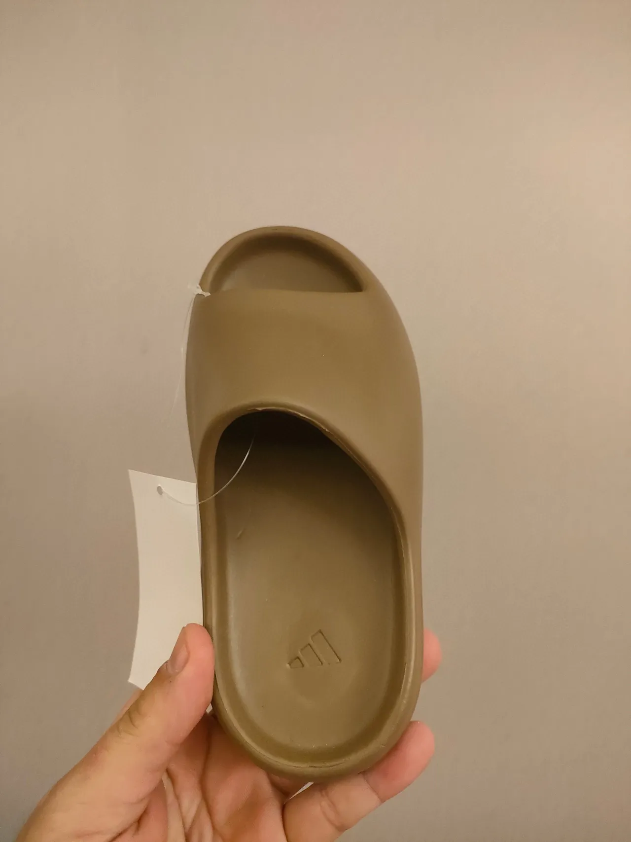 Beige Molded Foam Construction Scalloped Outsole Clog 19