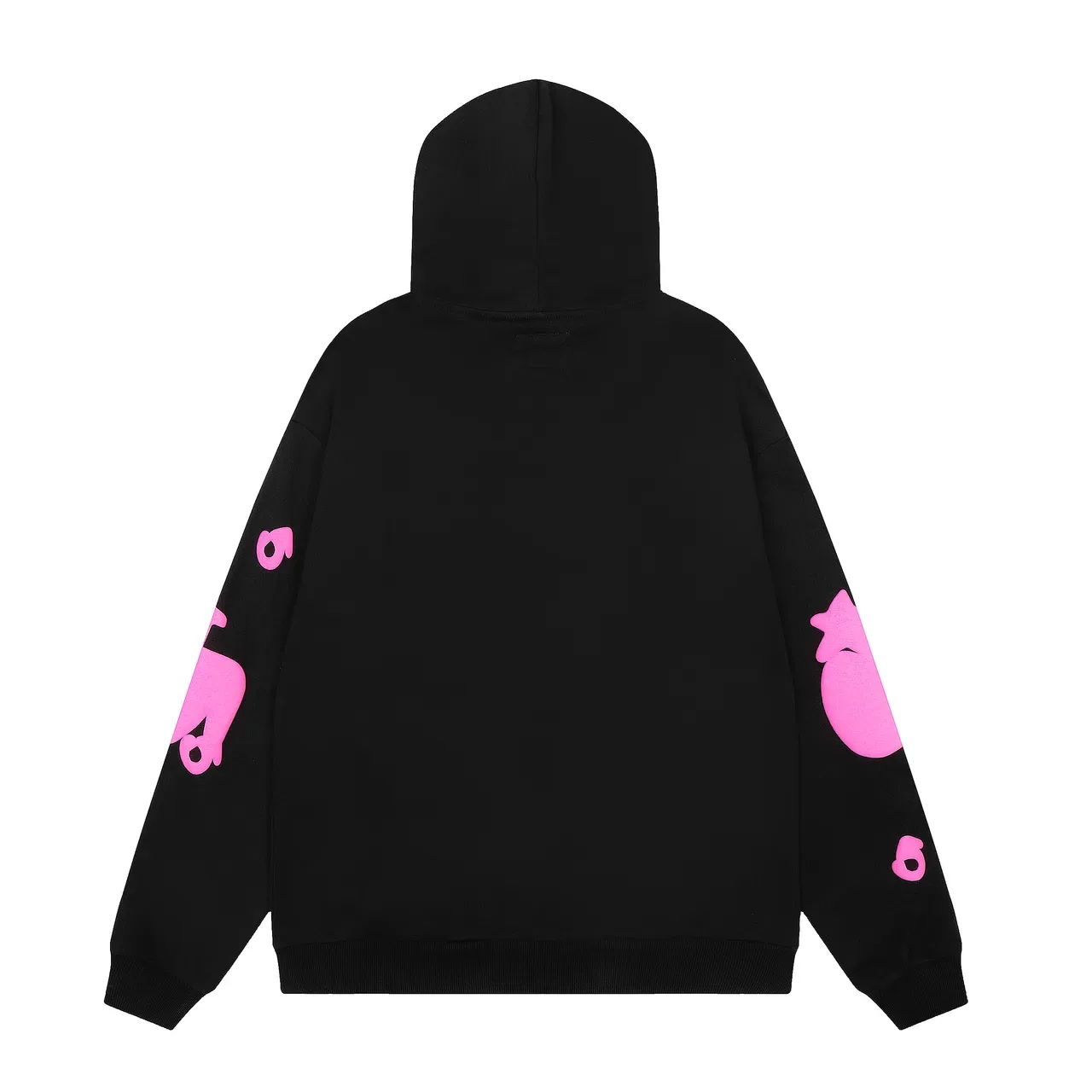 Chándal Negro y Rosa con Impresión Gráfica 3