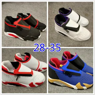 حذاء رياضي أسود وأحمر بإغلاق سحابي slip-on للأسلوب الحياتي