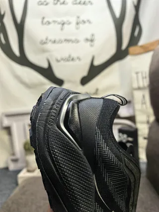 Black and Silver Laceless Chunky Sneakers 3