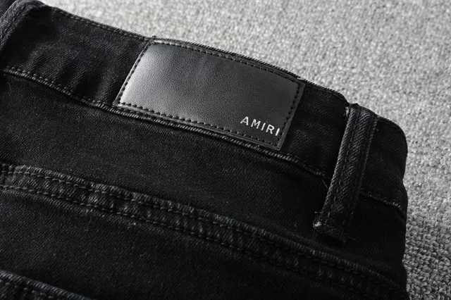 Pantalones Vaqueros Negros Desgastados Ajustados 2