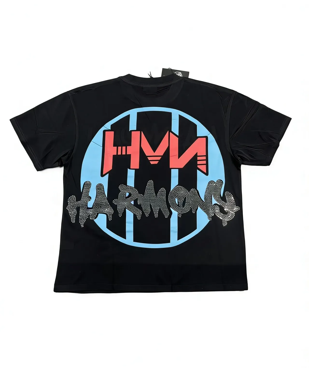 Black Graphic-Print Crew-Neck Double-Sided T-Shirt 6