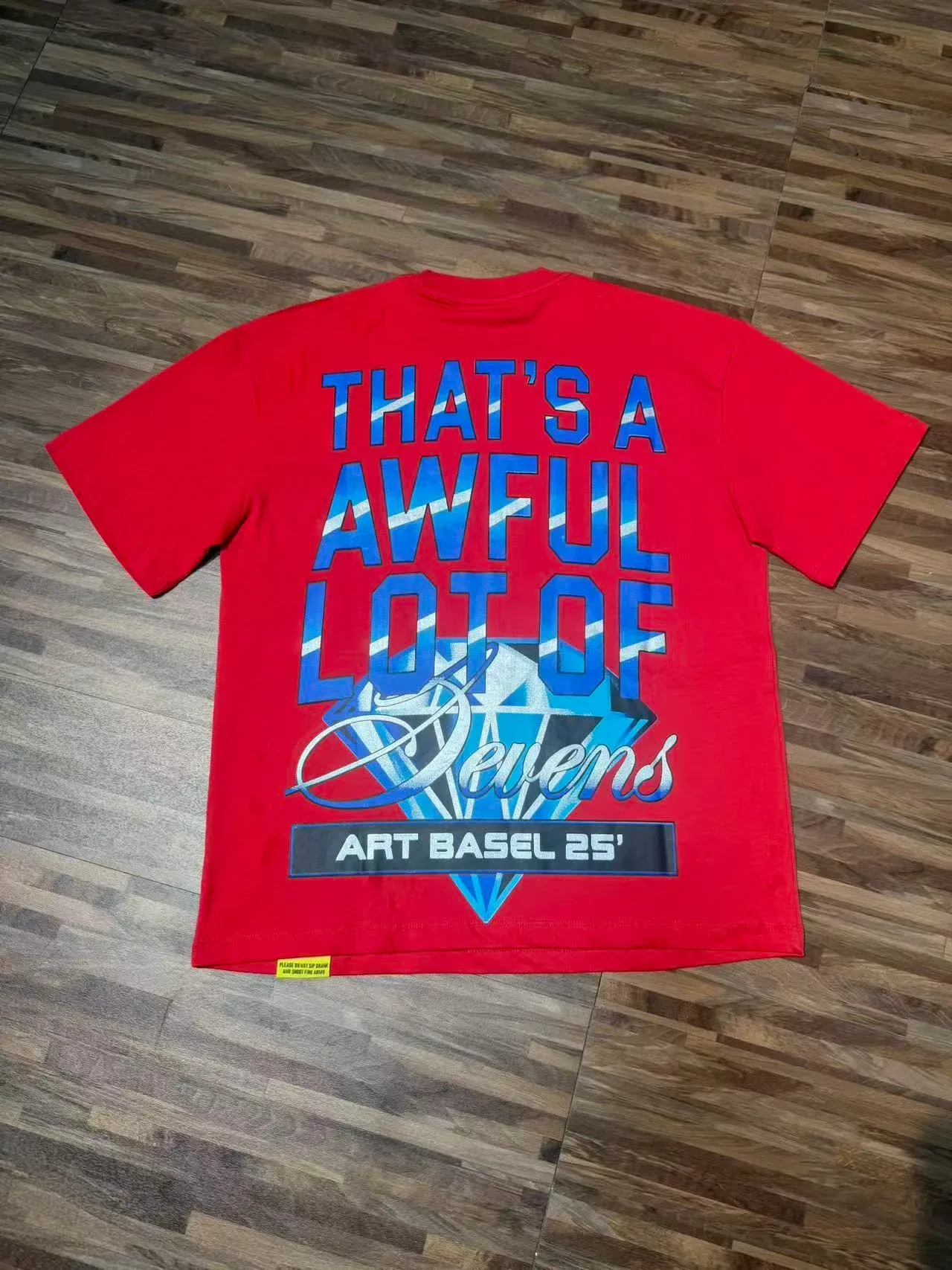 Black Graphic-Print Double-Sided Typography T-Shirt 3