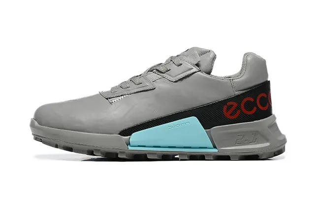 Black Gray Leather Upper Molded Midsole Lifestyle Sneakers 8