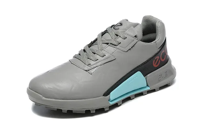 Black Gray Leather Upper Molded Midsole Lifestyle Sneakers 9