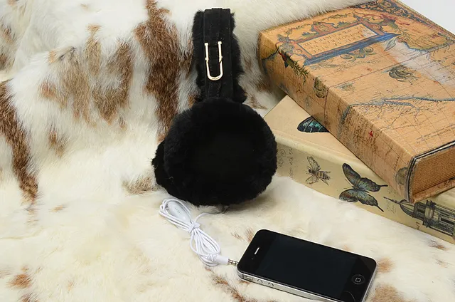 Auriculares over-ear con diadema negra y naranja, forro de peluche, plegables 15