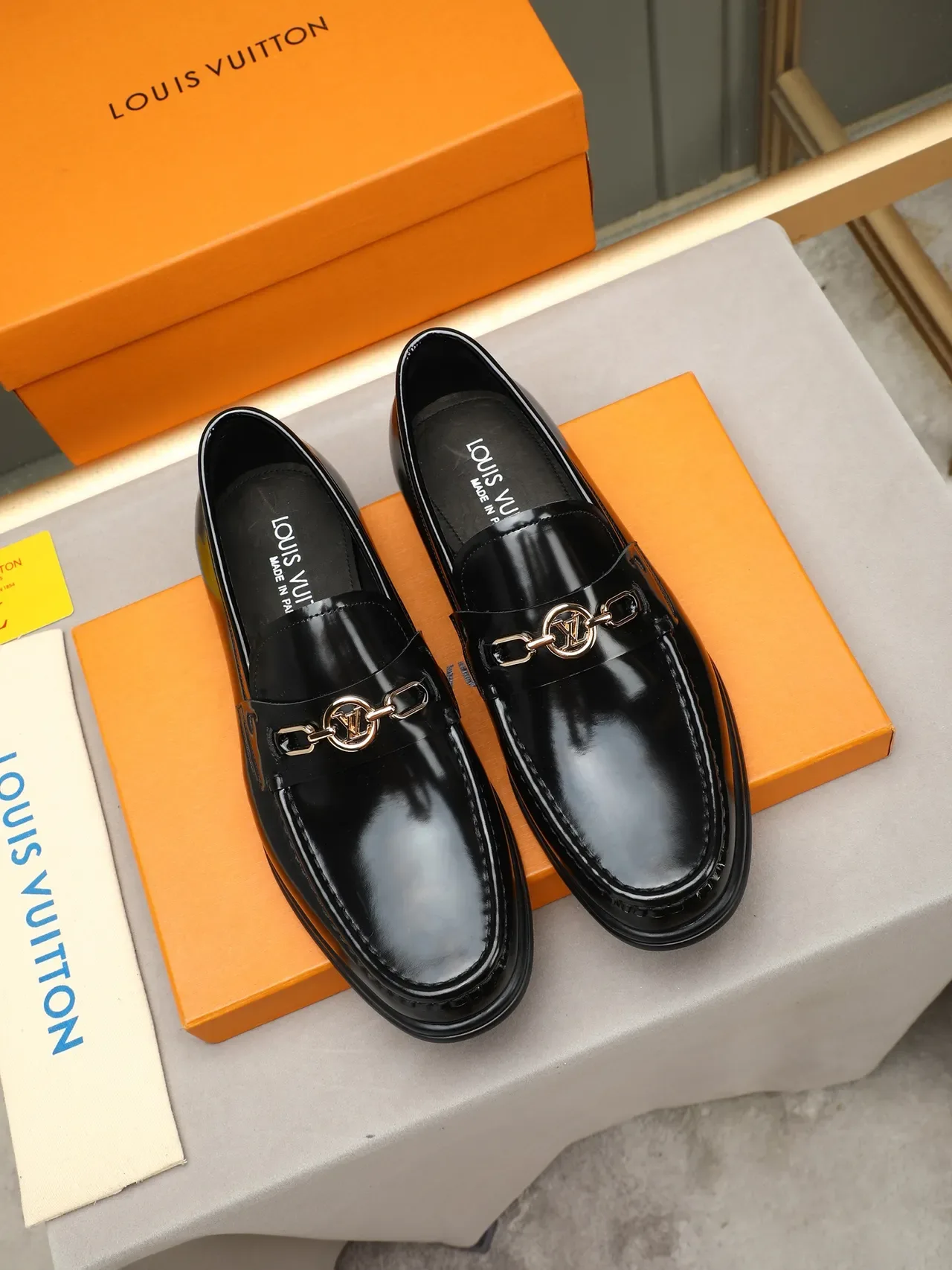 Black Patent Leather Horsebit Loafer 3