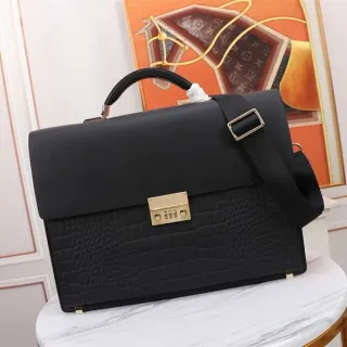 Black Structured Rectangular Silhouette Detachable Webbing Shoulder Strap Handbag