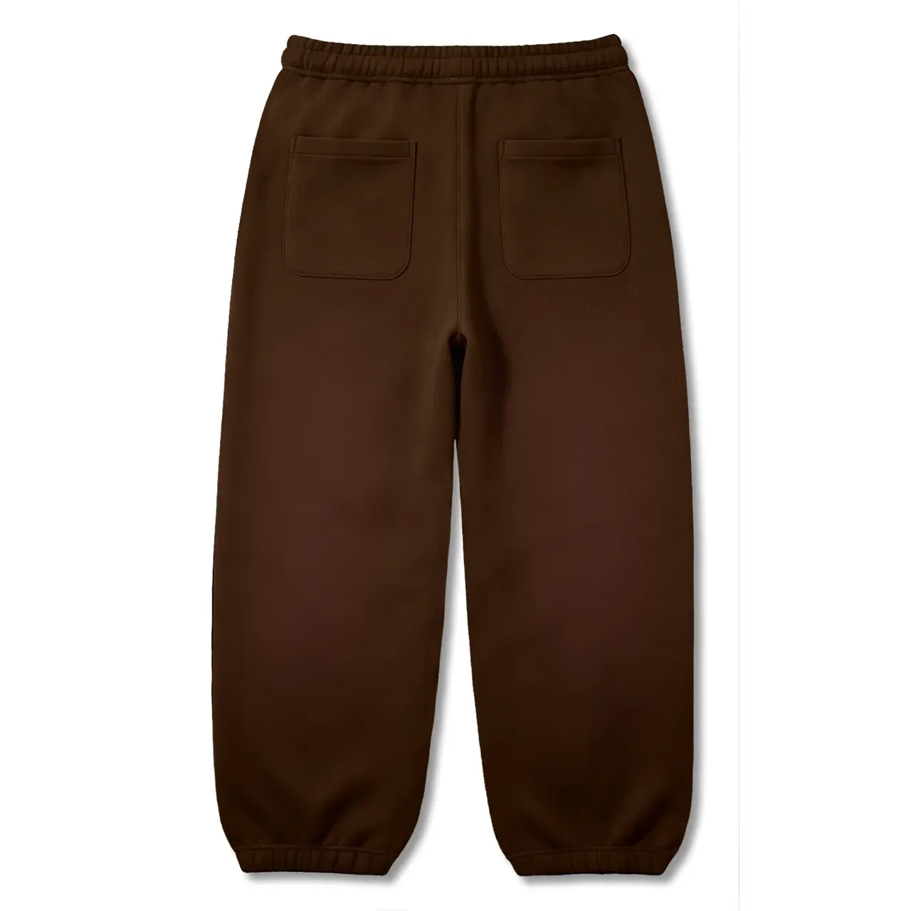Pantalones sweatpants marrón verde burdeos bordados 9