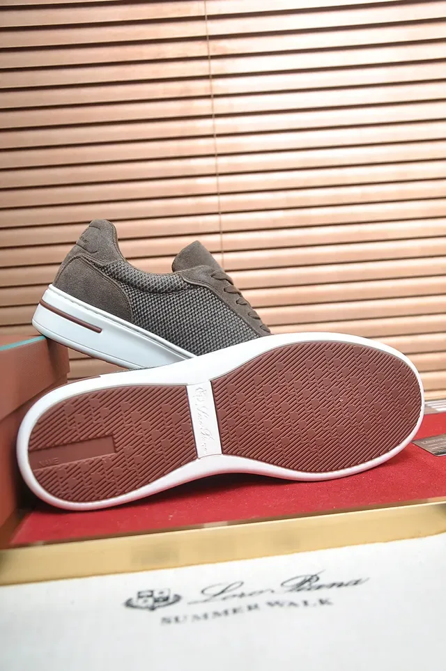 Brown Mesh-Suede Platform Lifestyle Sneaker 3