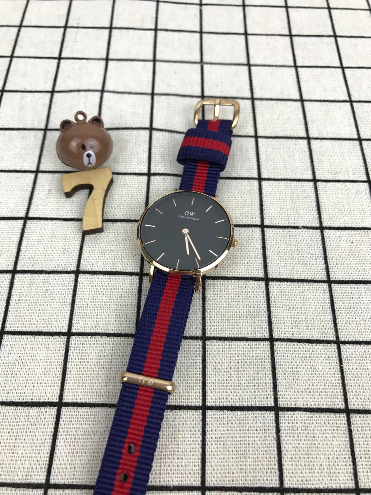 Daniel Wellington Classic Petite Black Gold Quartz Watch 4