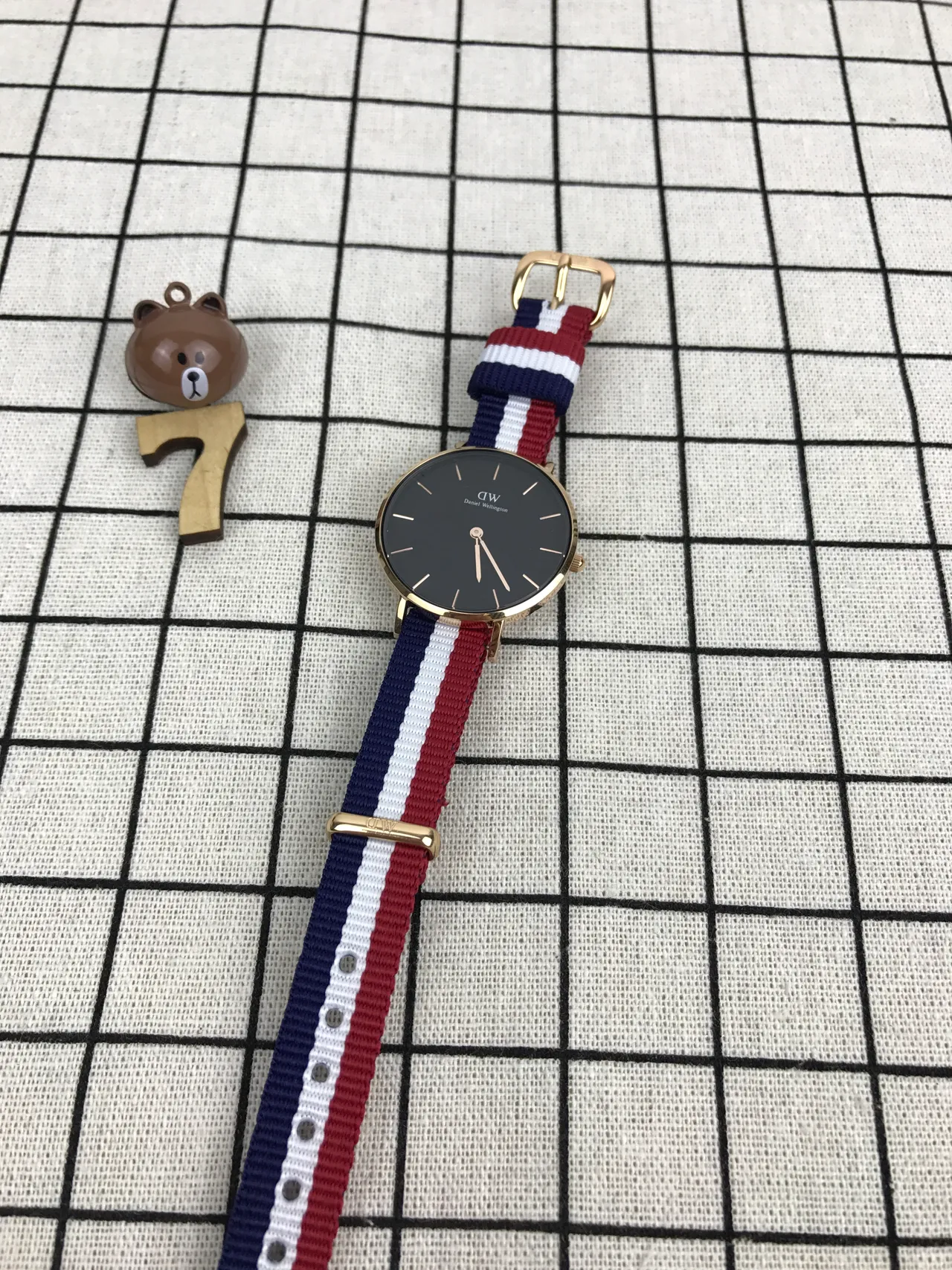 Daniel Wellington Classic Petite Black Gold Quartz Watch 6