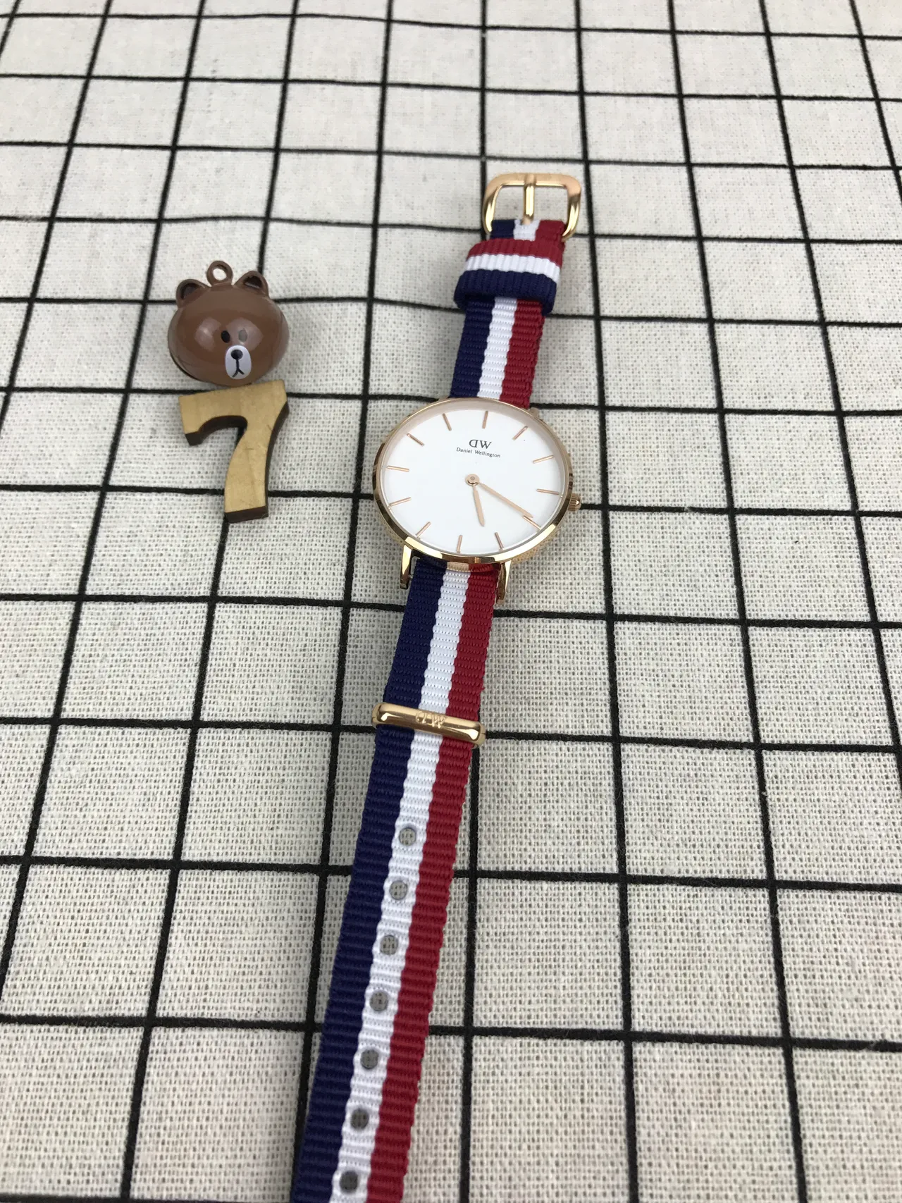Daniel Wellington Classic Petite Black Gold Quartz Watch 7
