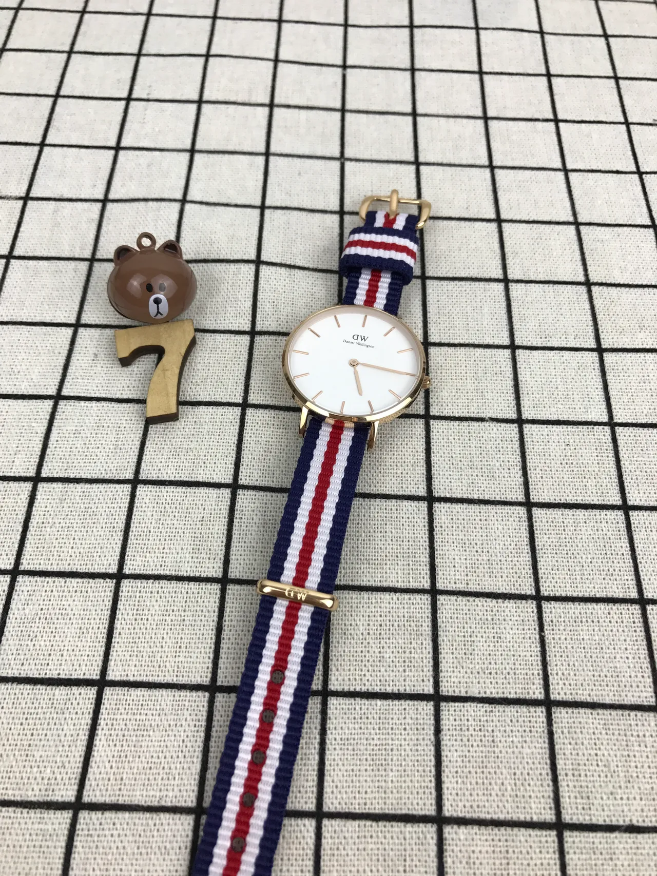 Daniel Wellington Classic Petite Black Gold Quartz Watch 12