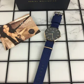 Daniel Wellington Icon Navy NATO क्वार्ट्ज घड़ी