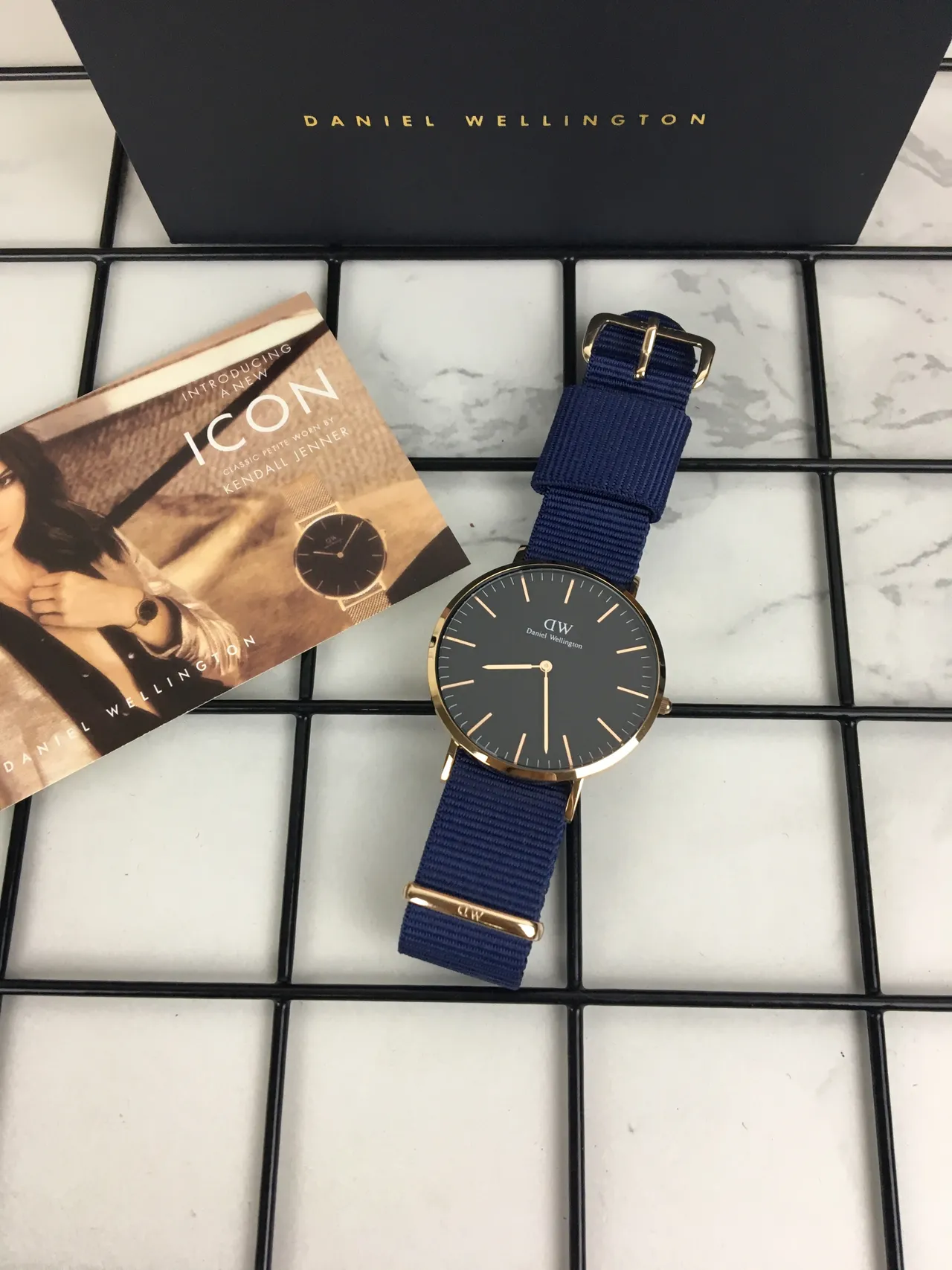 Daniel Wellington Icon Navy NATO 石英表 3