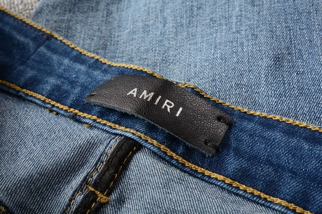 distressed patchwork bleu lavé moyen slim-fit jeans 2