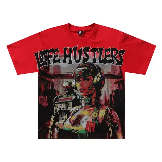 Graphic Front Print Oversized T-Shirt 4