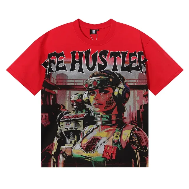Graphic Front Print Oversized T-Shirt 6