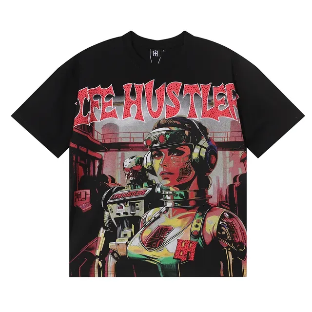 Graphic Front Print Oversized T-Shirt 10