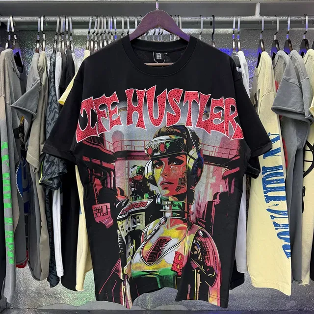 Graphic Front Print Oversized T-Shirt 16