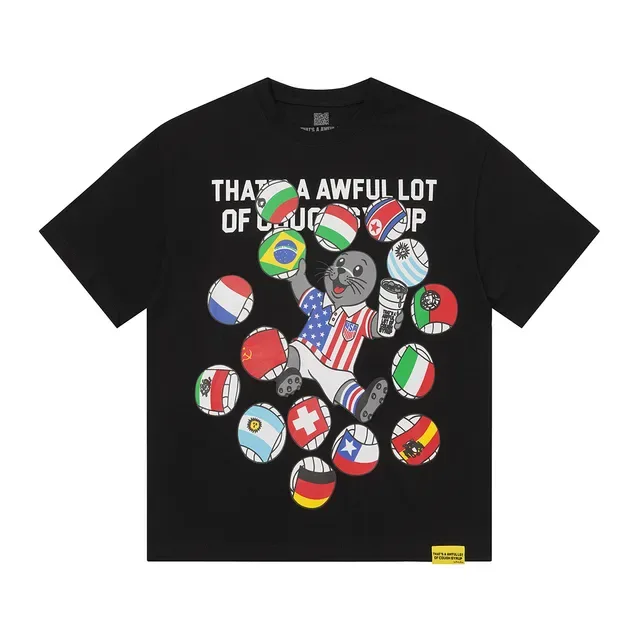 Graphic Print Crew Neck Oversized T-Shirt 7