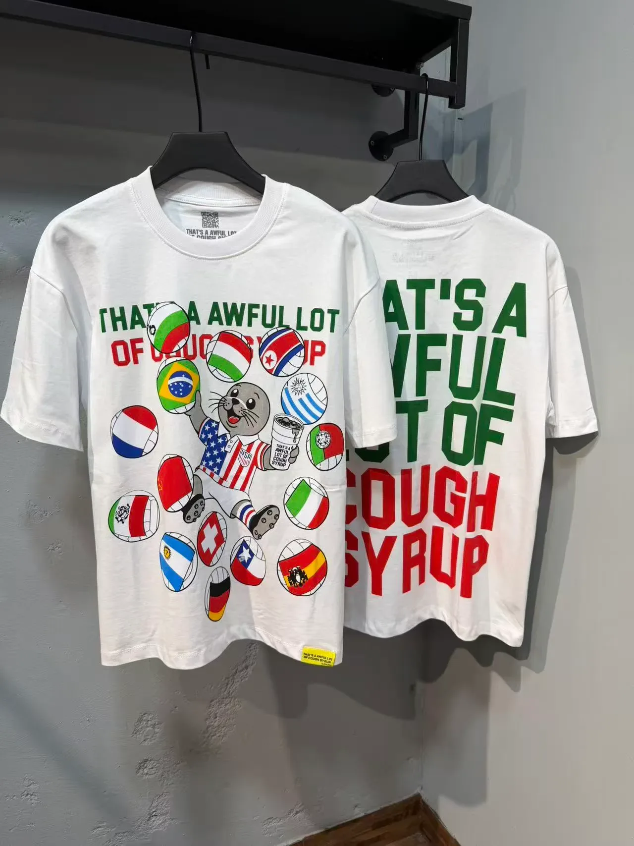 Graphic Print Crew Neck Oversized T-Shirt 9