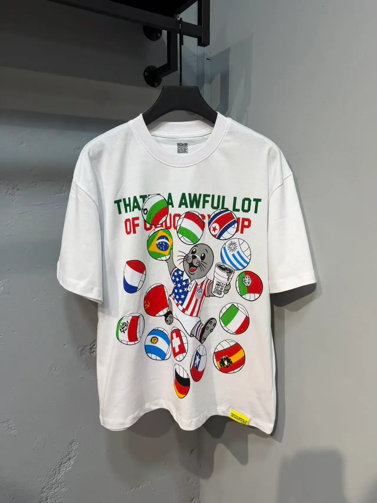 Graphic Print Crew Neck Oversized T-Shirt 11